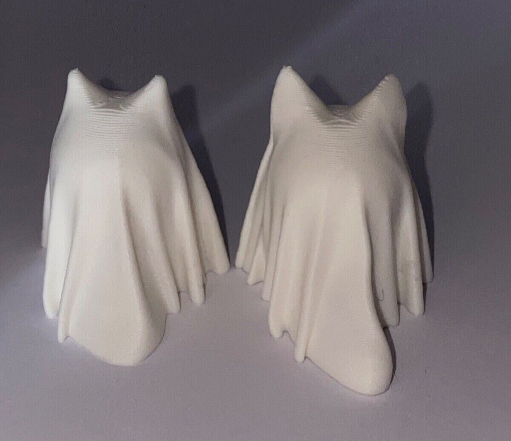 3D Printed Halloween Decor Bundle – Ghost Cat, Ghost Dog, Spectral Spirit & Pumpkins Set
