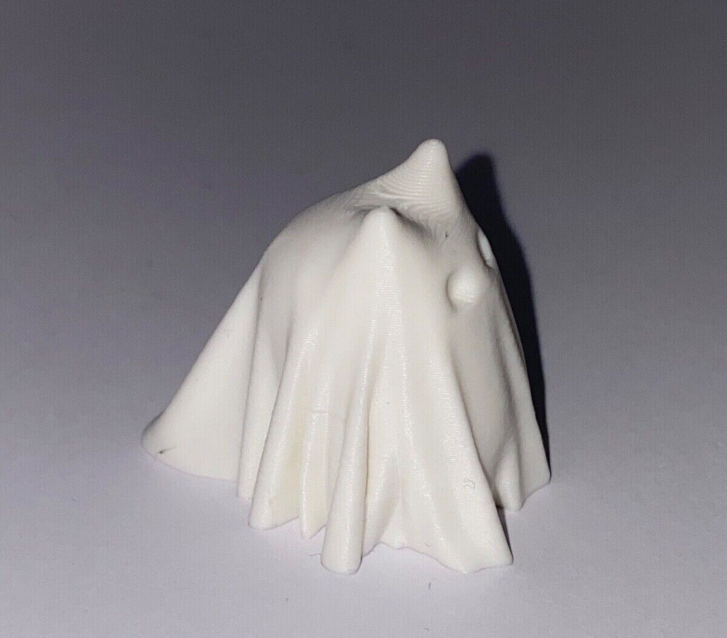 3D Printed Ghost Cat Halloween Figure – Mysterious Kitty Decor for Spooky Displays
