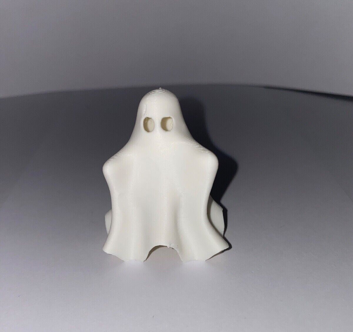 3D Printed Halloween Decor Bundle – Ghost Cat, Ghost Dog, Spectral Spirit & Pumpkins Set