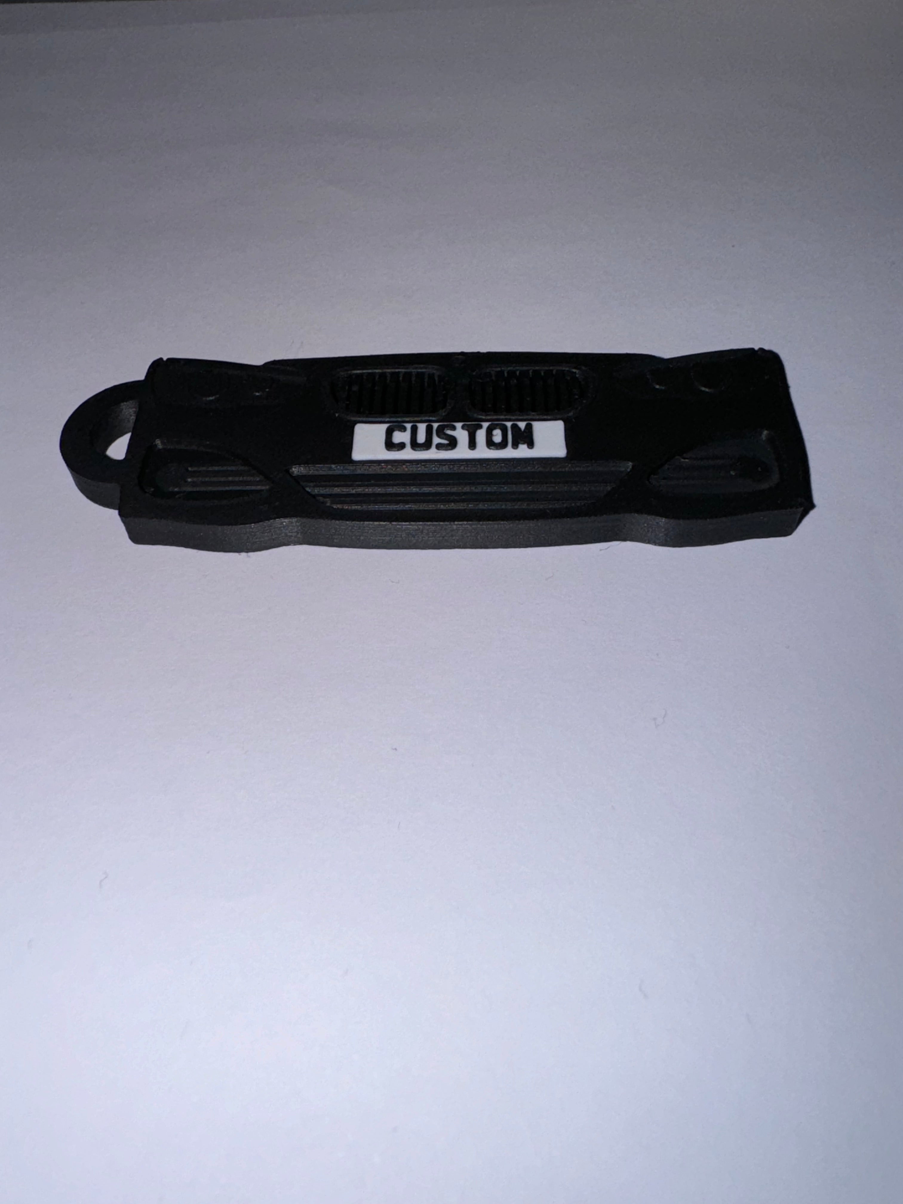 Custom 3D Printed BMW 1 Series Key Chain Personalised Plate And Colour Choice
