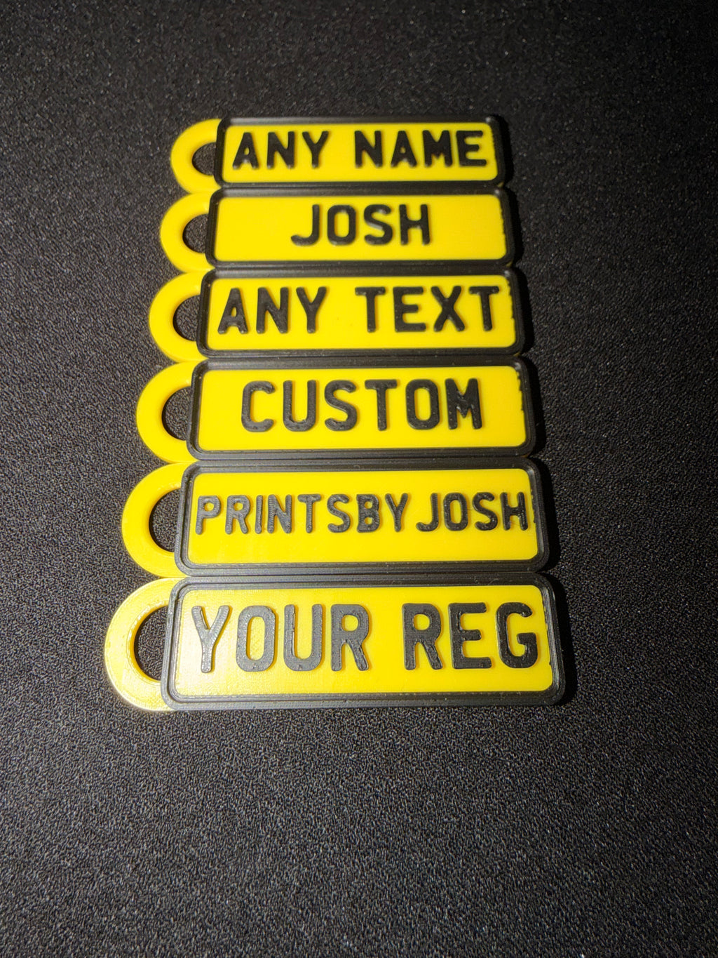 Number Plate Keyring