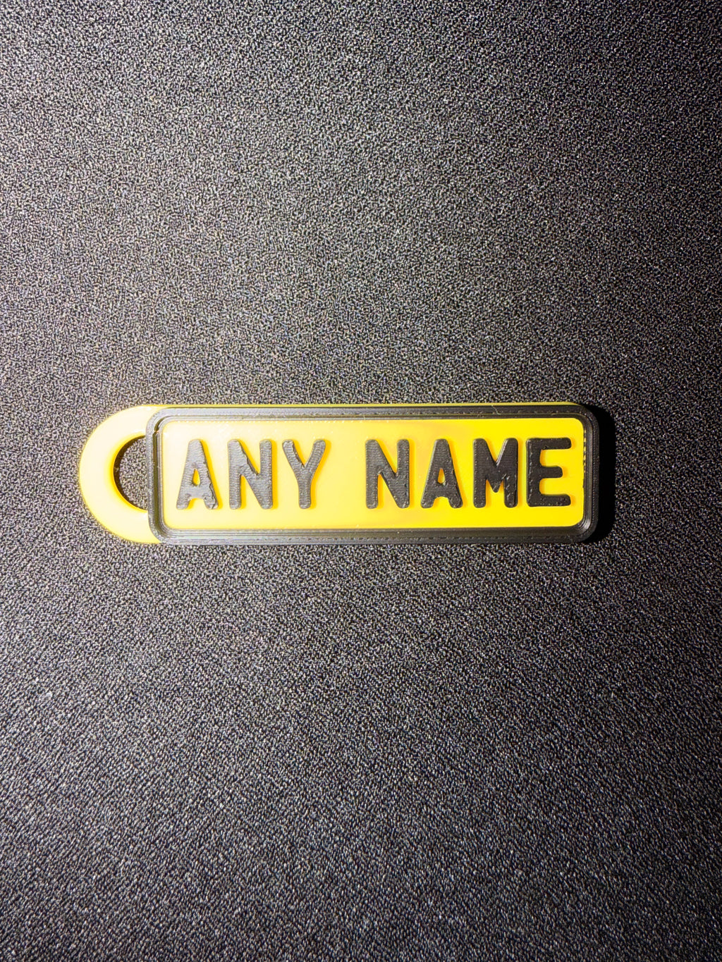 Number Plate Keyring