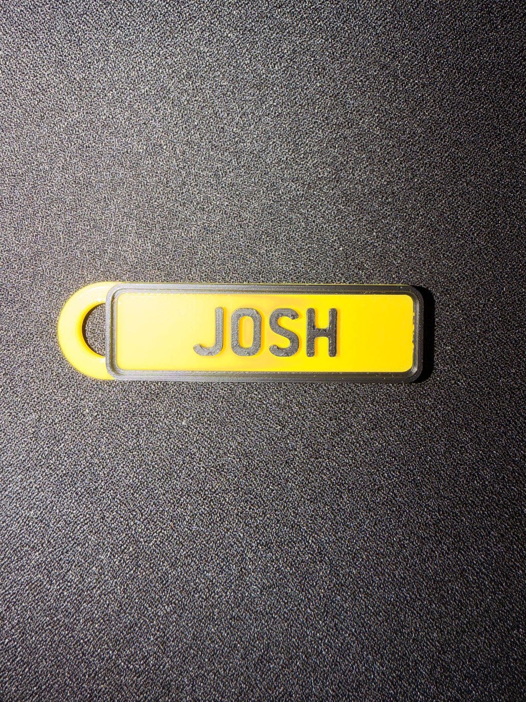 Number Plate Keyring