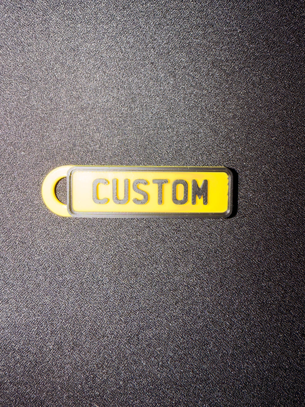 Number Plate Keyring