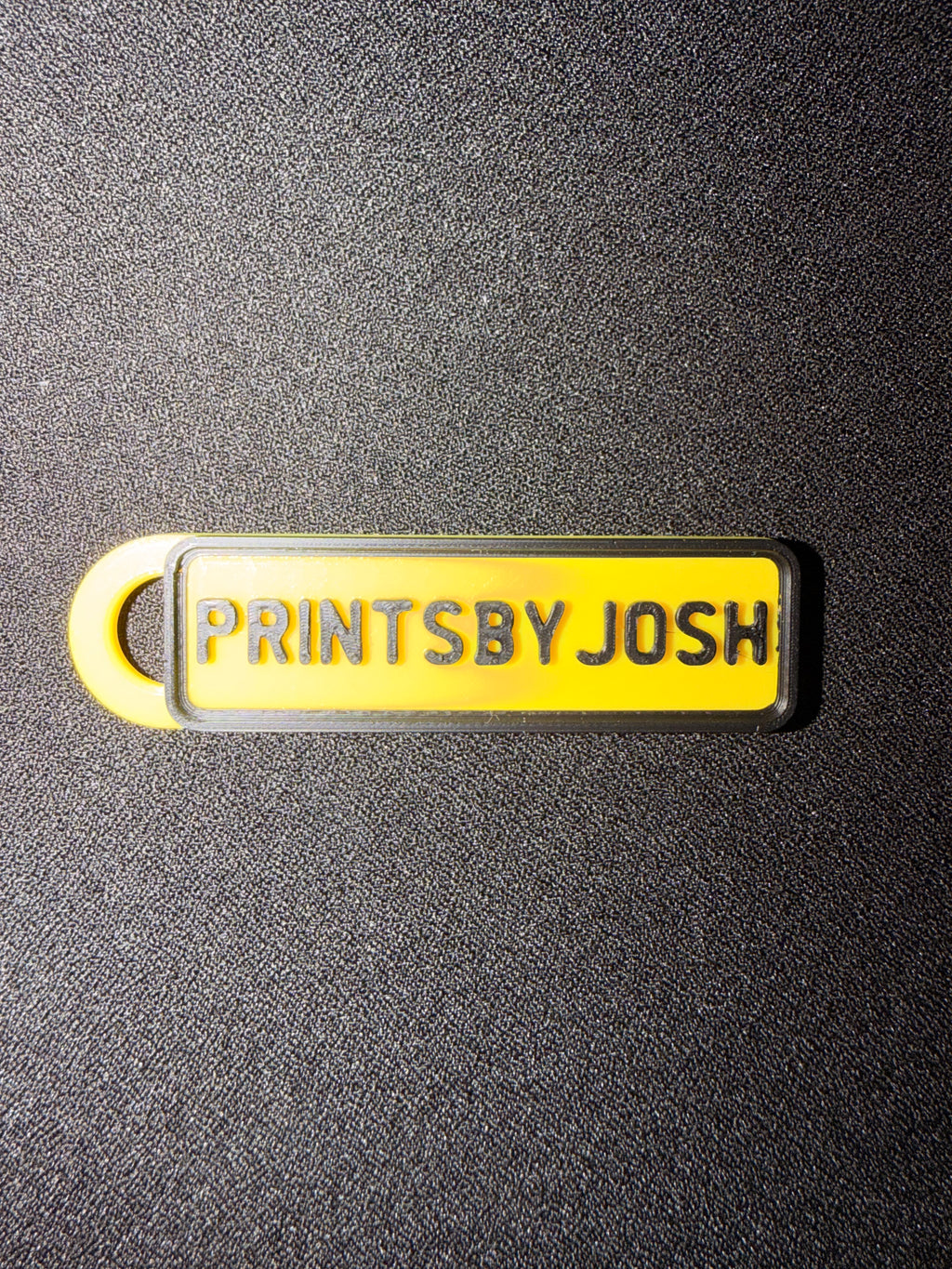 Number Plate Keyring