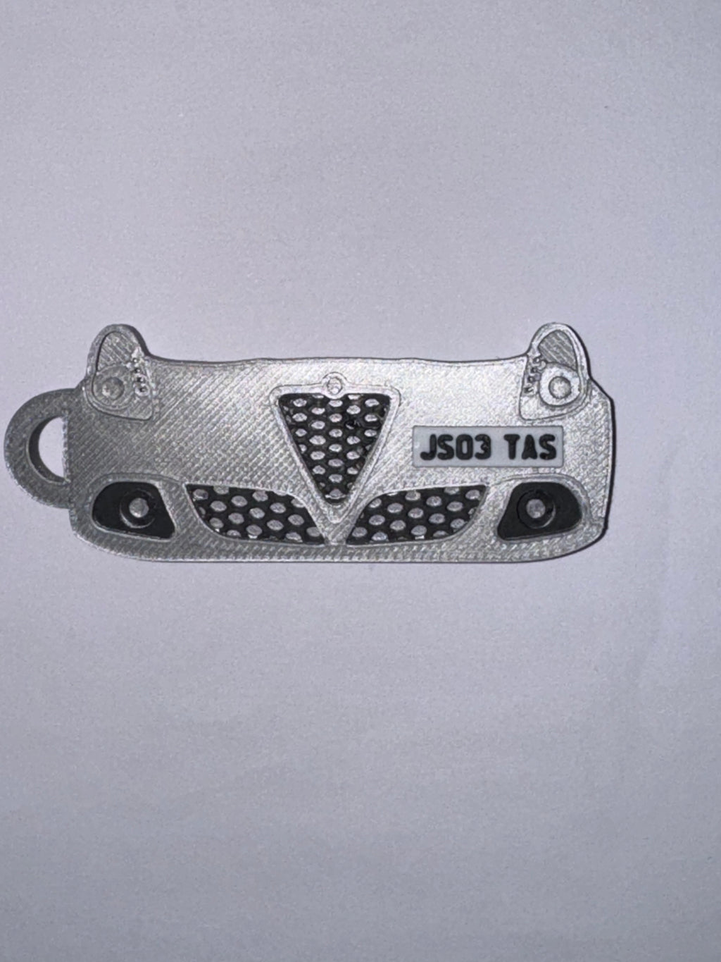 Custom Alfa Romeo Giulietta Keyring - Personalised Number Plate & Colour